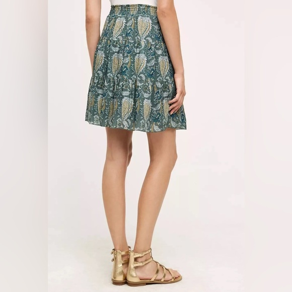 TINY by ANTHROPOLOGIE NWOT Pina Skirt in Moss - Picture 2 of 11